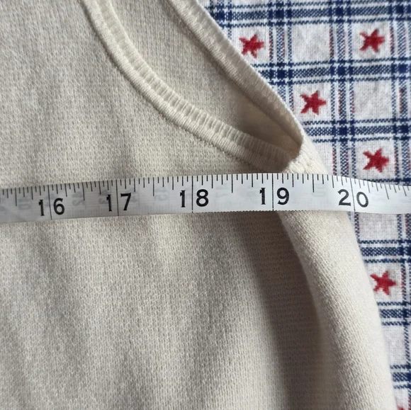 Chicos Women's Cream Cardigan Vest - Picture 4 of 4